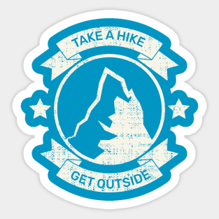 Take a hike. Sticker